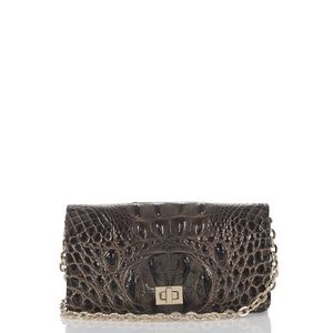 BRAHMIN Harley Graphite Melbourne Genuine Leather